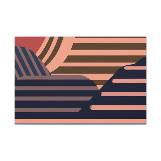 Horizontal Motion - Midcentury Canvas