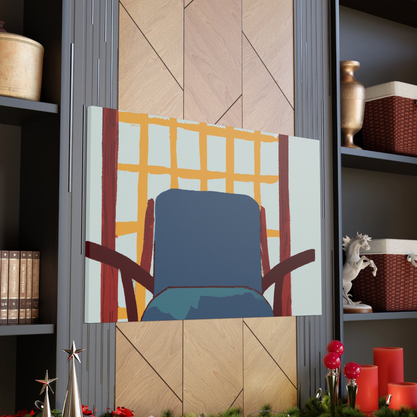Blueback Flashgleam. - Midcentury Canvas