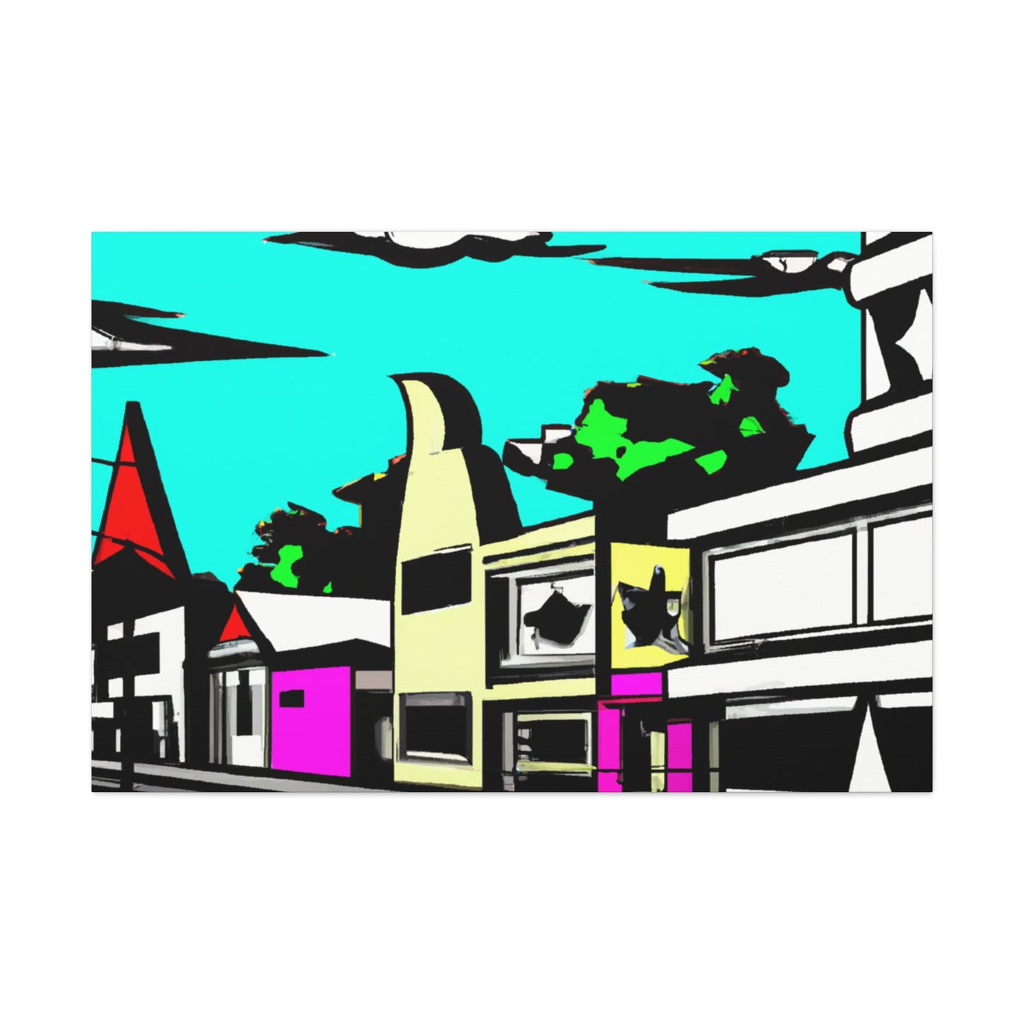 Cracker Row. - Canvas Pop Art