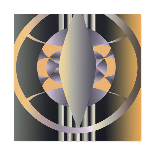 The Spire. - Retro Design Canvas Art Deco