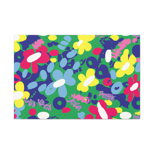Bluestream - Floral - Canvas
