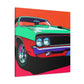 Blaze of Glory - Automobile - Canvas
