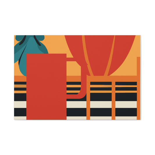 Orange Foxy. - Midcentury Canvas