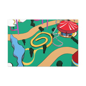 Verdant Vista - Landscape - Amusement - Canvas
