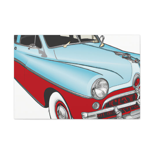 Ford Model T - Automobile - Canvas
