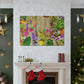 "Butterfly Blooms" - Canvas - Floral