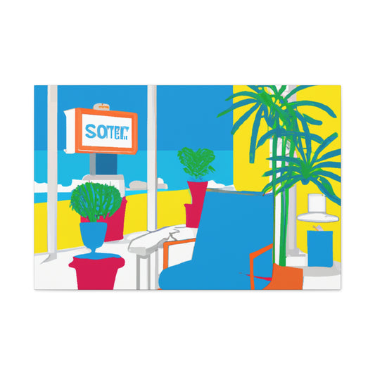 Twisted Archways- Midcentury - Canvas