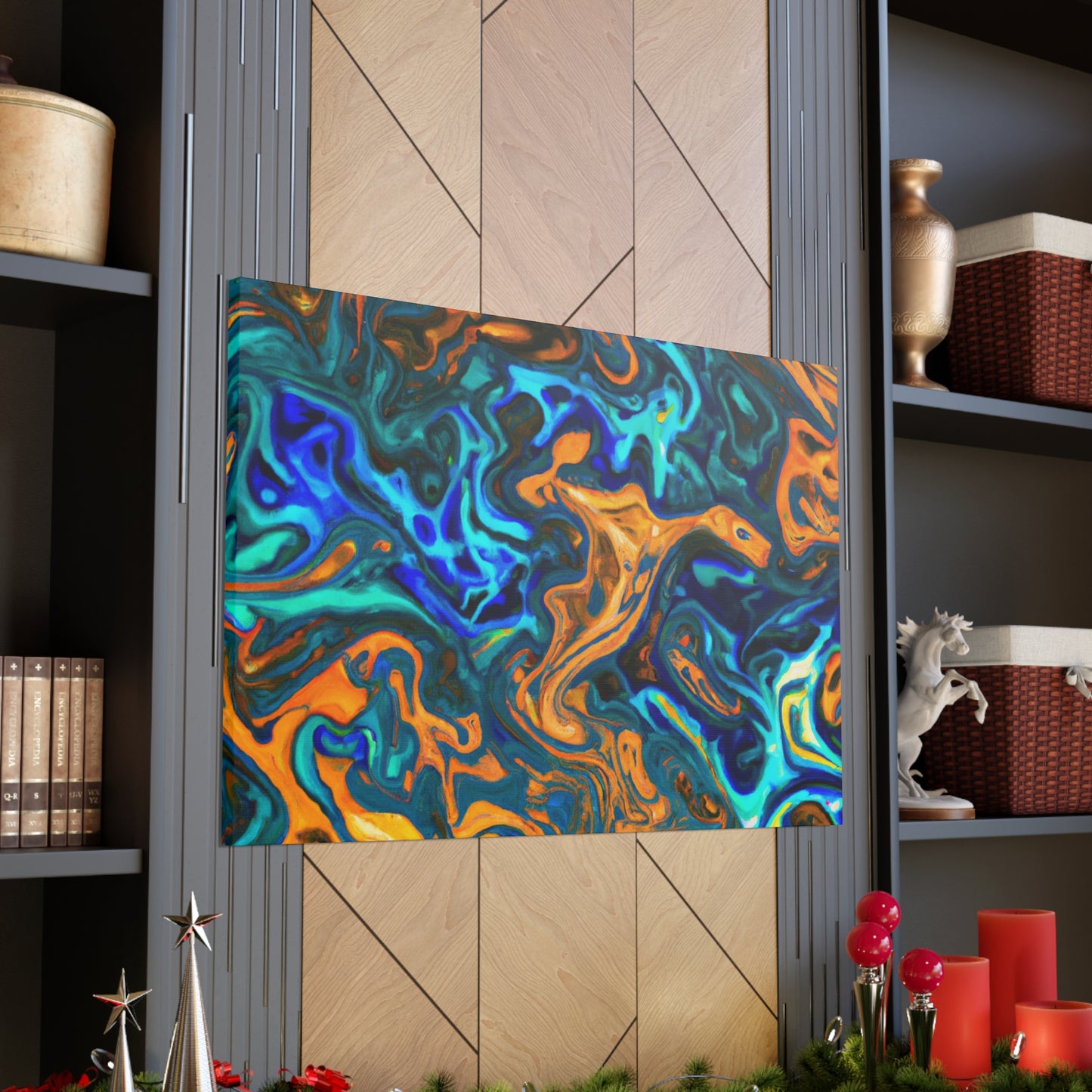 Fire and Water - Canvas - Abstract