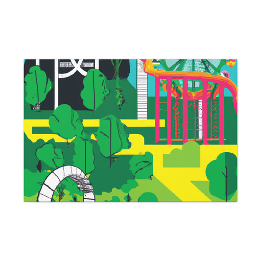Glowgreen - Landscape - Amusement - Canvas