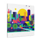 Llama Fiesta - South America - Canvas
