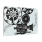 The Reel Spinners - Retro Music and Film Canvas