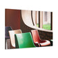 "Breezy Oasis - Midcentury" - Canvas