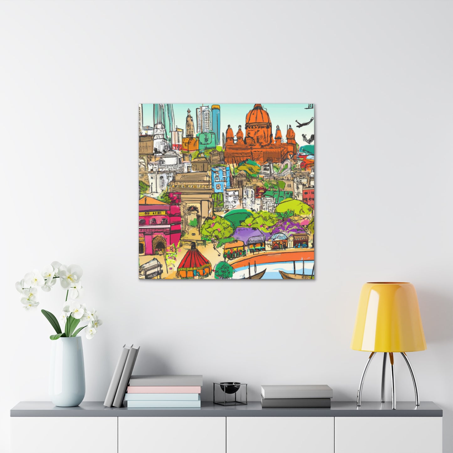 Hindustan - Destination India - Canvas