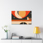"Radial Reflection - Midcentury" - Canvas