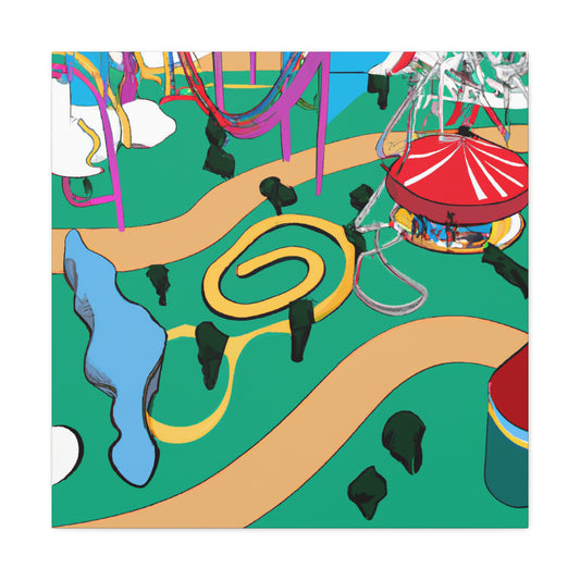 Verdant Vista - Landscape - Amusement - Canvas
