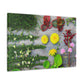 "Garden Glimmer" - Canvas - Floral