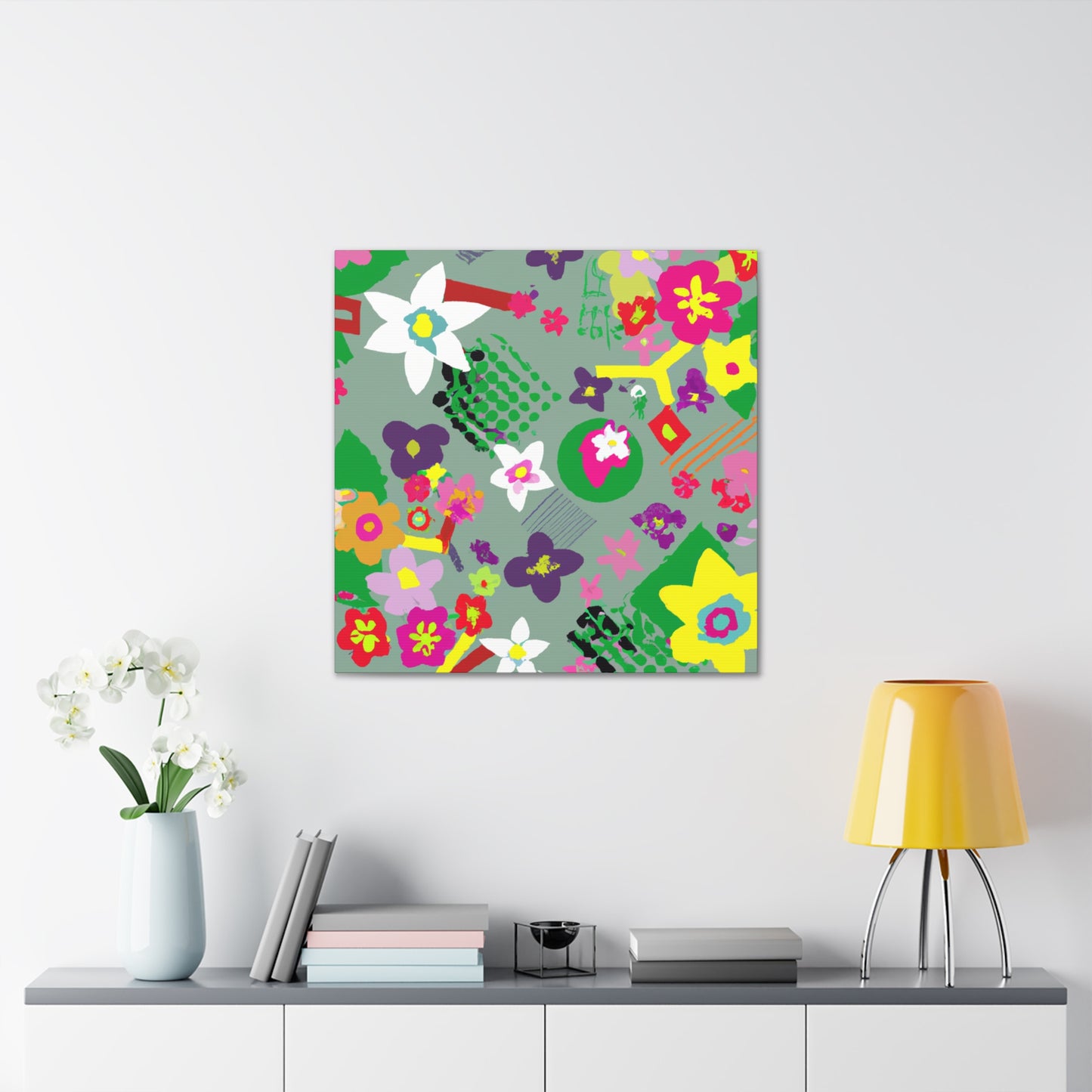 "The Petals of Paradise" - Floral Canvas