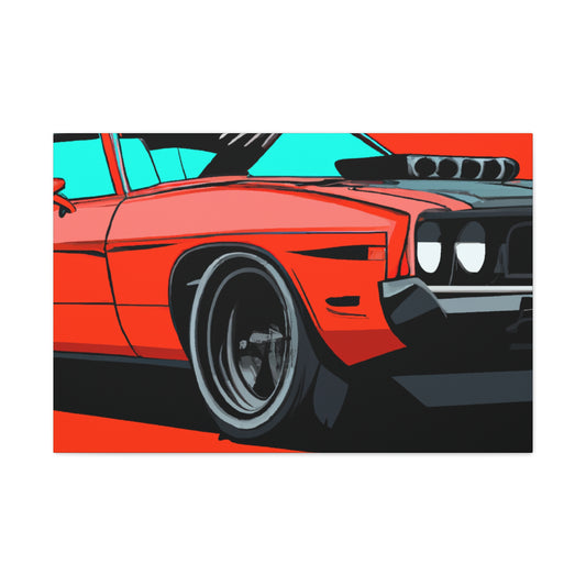 Vintage Scorcher - Automobile - Canvas