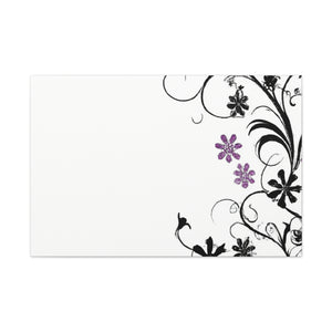 Petunia Patch - Floral - Canvas