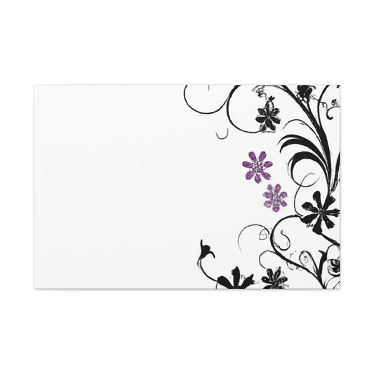 Petunia Patch - Floral - Canvas