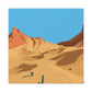 Crimson Mirage-Landscape - Desert Landscape Canvas