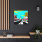 Futuristic Alley - Canvas Pop Art