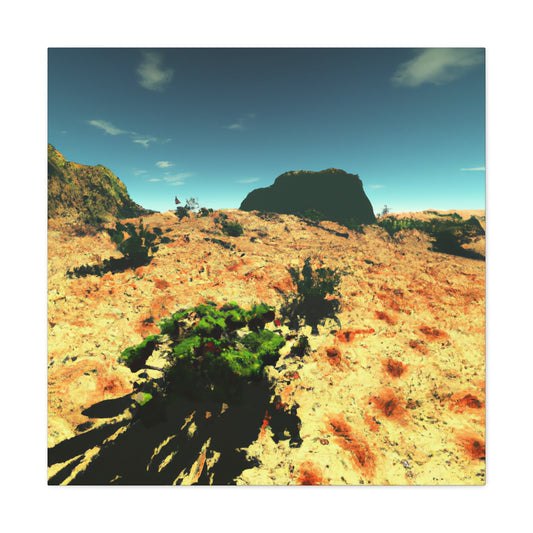 Desert Mirage-Landscape - Canvas