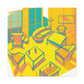 Pineapple Pop- Midcentury - Canvas