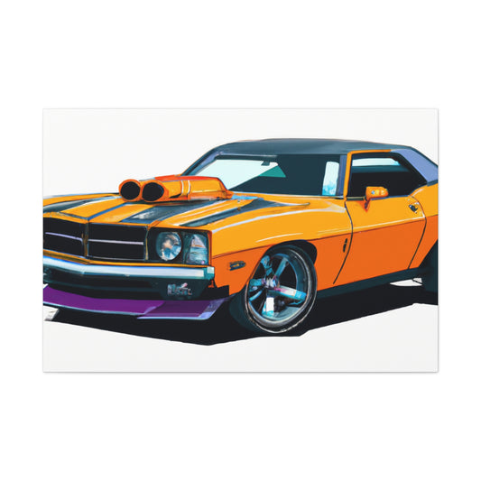 Drag Race Superstar - Automobile - Canvas