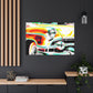 'Classic Car Dash' - Automobile Canvas