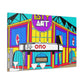 Twisty Time Soda Shop - Canvas