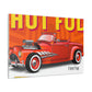 Turbo Grayhound - Automobile - Canvas