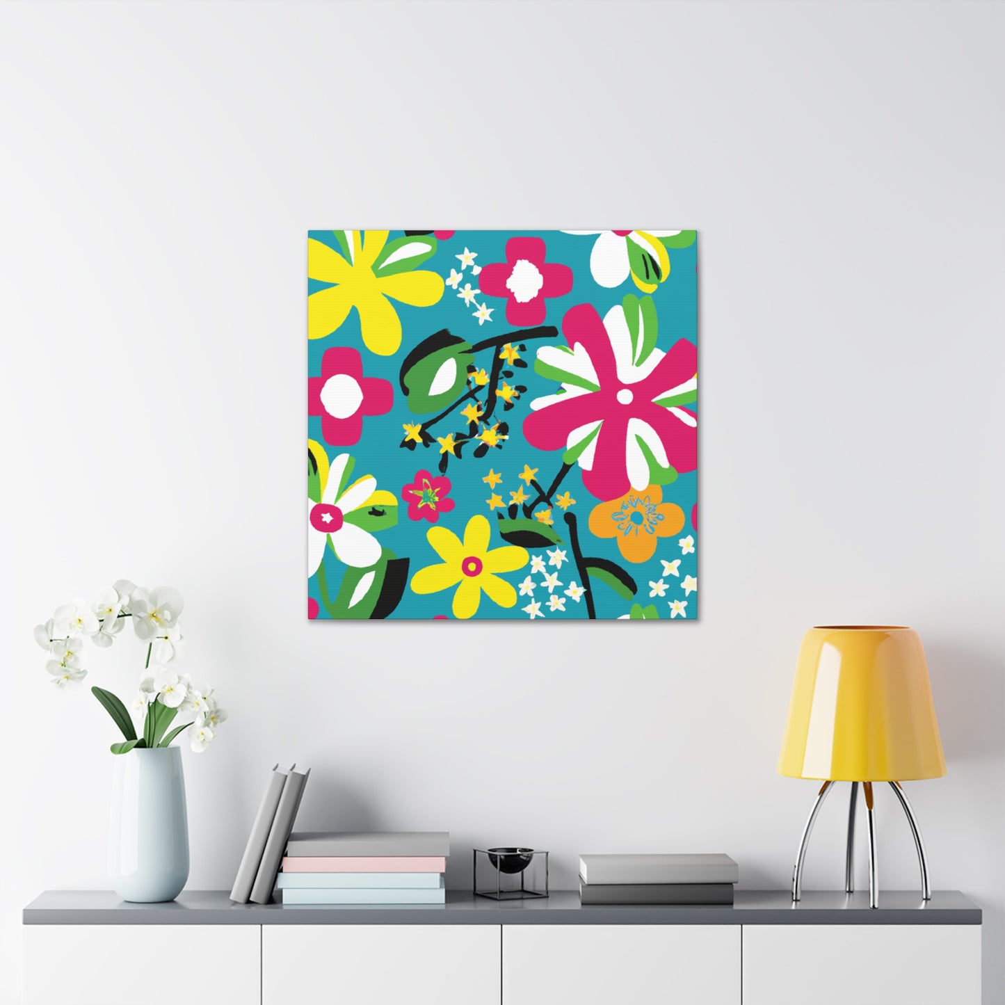 Serenity Blossom - Floral Canvas