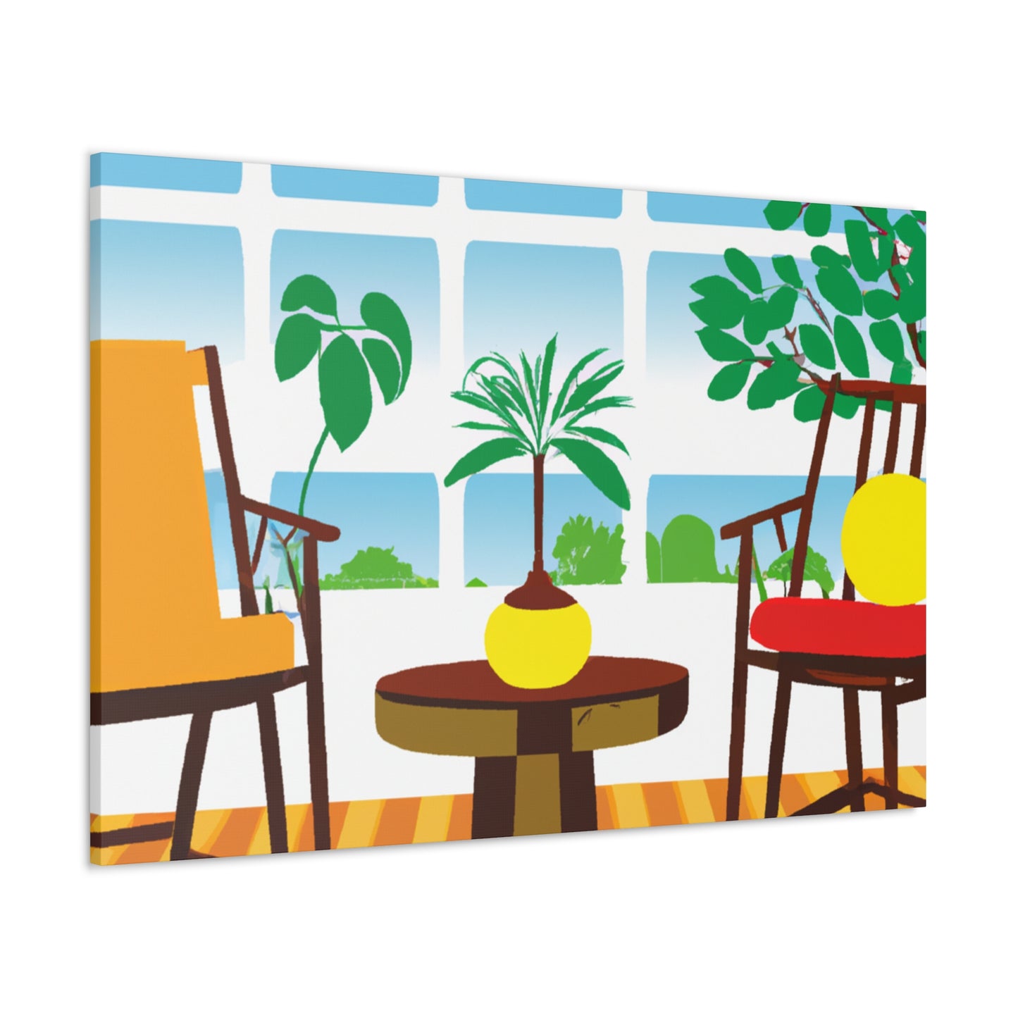 Vibrance Vibe- Midcentury - Canvas