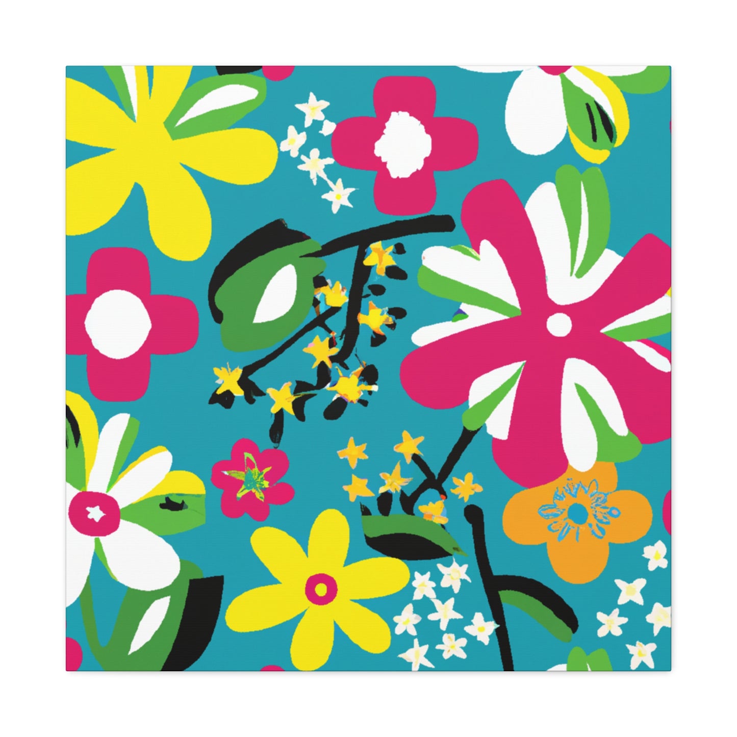 Serenity Blossom - Floral Canvas