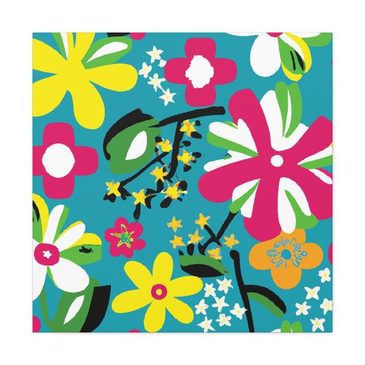 Serenity Blossom - Floral Canvas