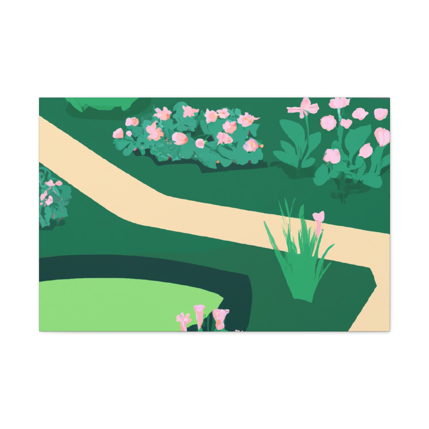 Garden Glitterlandscape - Canvas