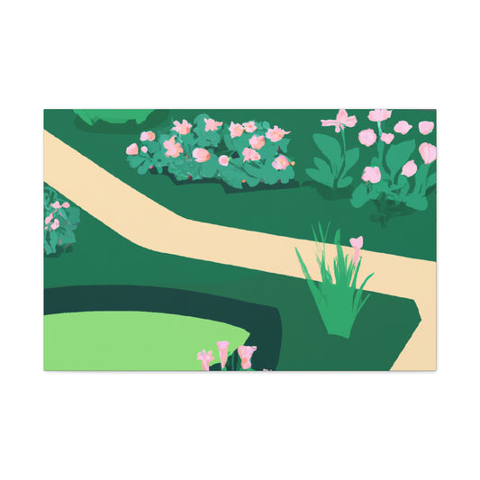 Garden Glitterlandscape - Canvas