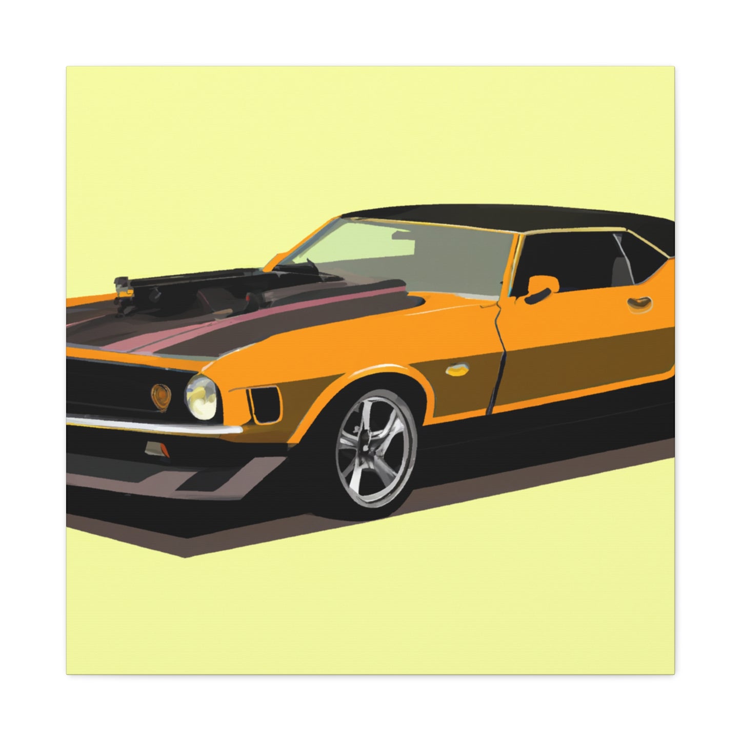 Smokin' Ruby - Automobile - Canvas