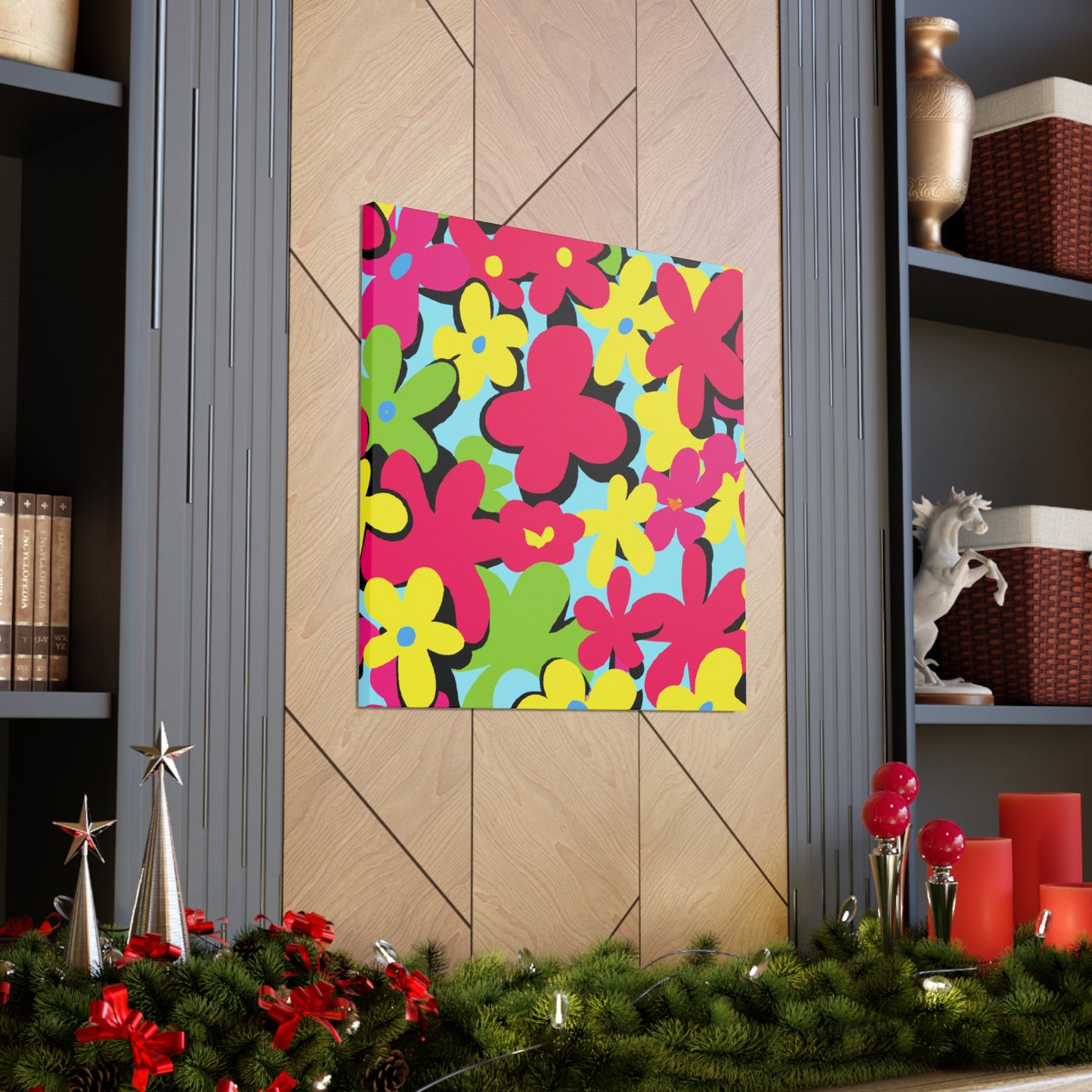 Flower Fields of Fortune - Floral Canvas