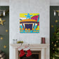 Rock-O-Rama Roller Rink - Canvas Pop Art