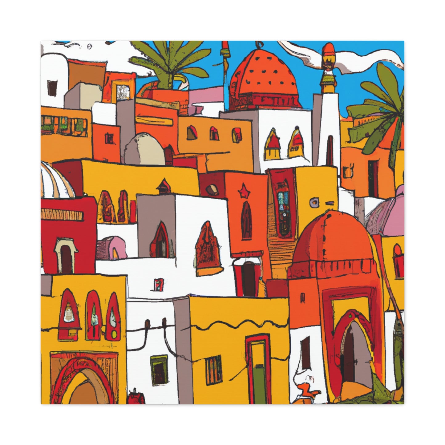Azizah al-Balquis - Morraco - Canvas