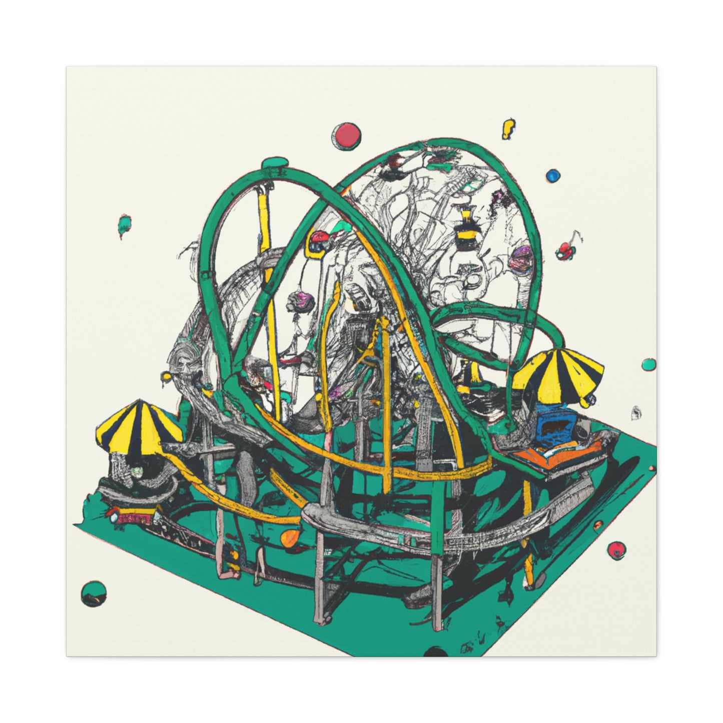 Silly Splashes - Amusement - Canvas