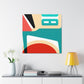 Rainbow Spheres - Midcentury - Canvas