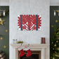 Sparklecrane - Floral Canvas Retro Design