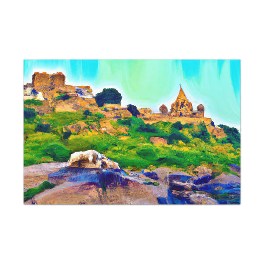 TajMahal- Destination India - Canvas