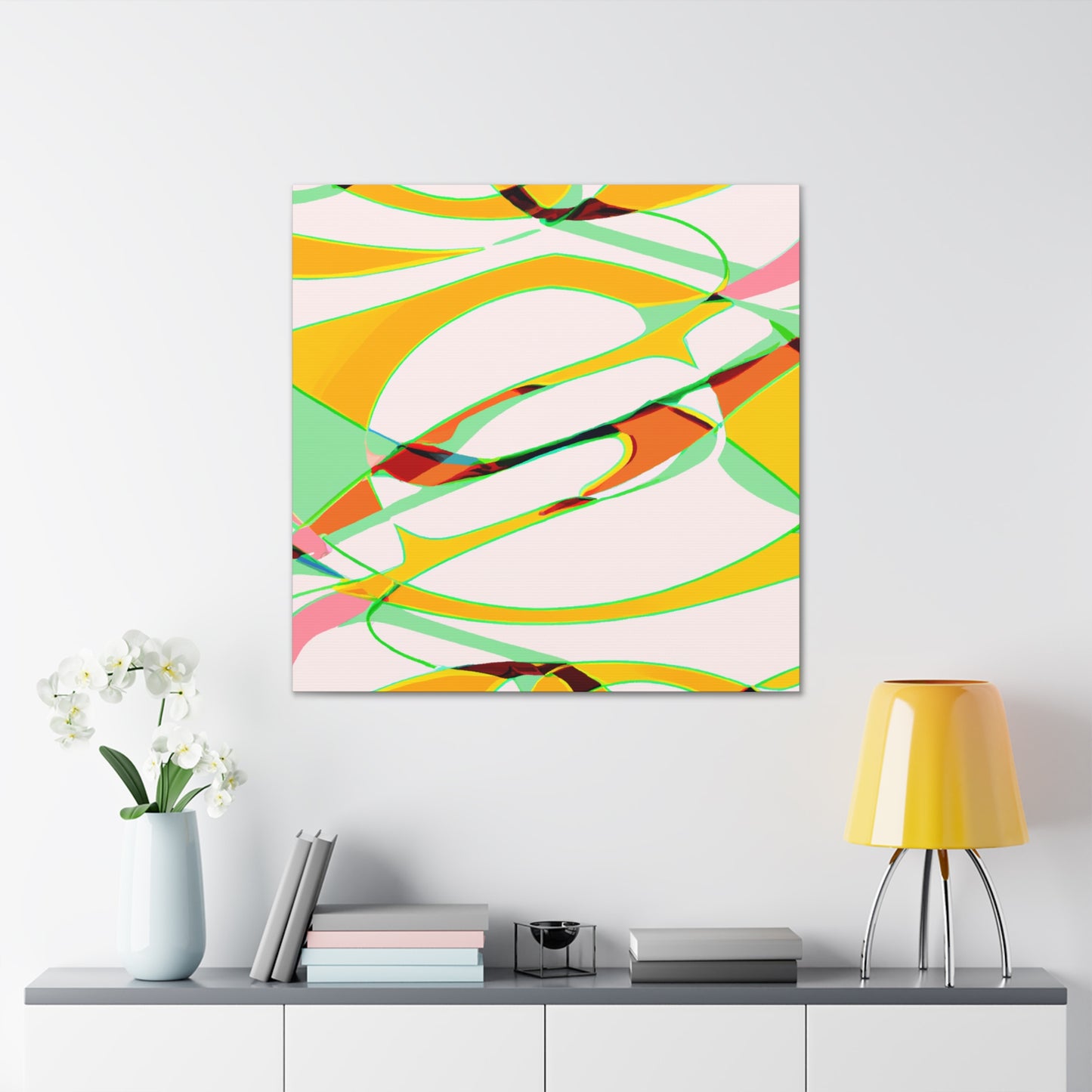 Tealose - Abstract - Canvas