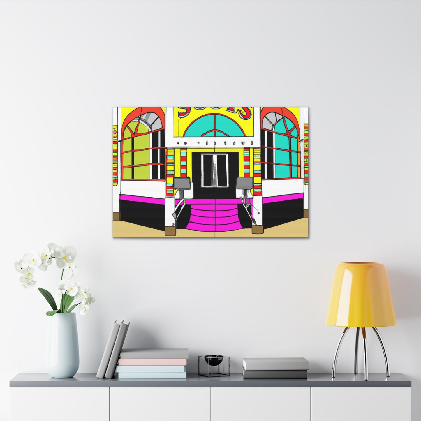 Cosmo Retro Arcade. - Canvas - Pop Art