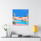 Blue Desert Mirage – Landscape - Canvas