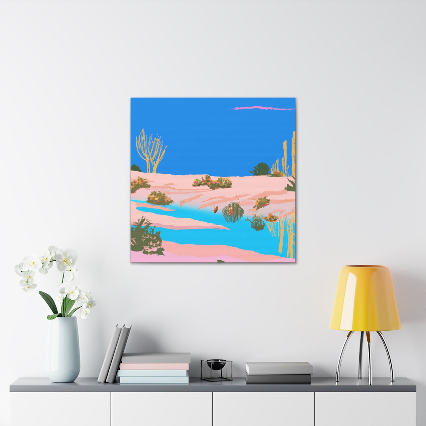 Blue Desert Mirage – Landscape - Canvas